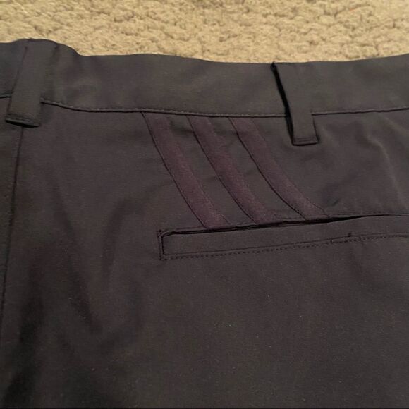 Adidas Navy Golf Shorts - Picture 4 of 12
